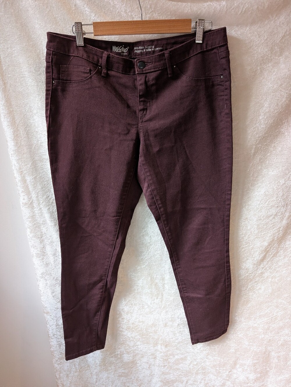 Massimo Plum jegging Cotton Rayon 12/31 Super Stretch